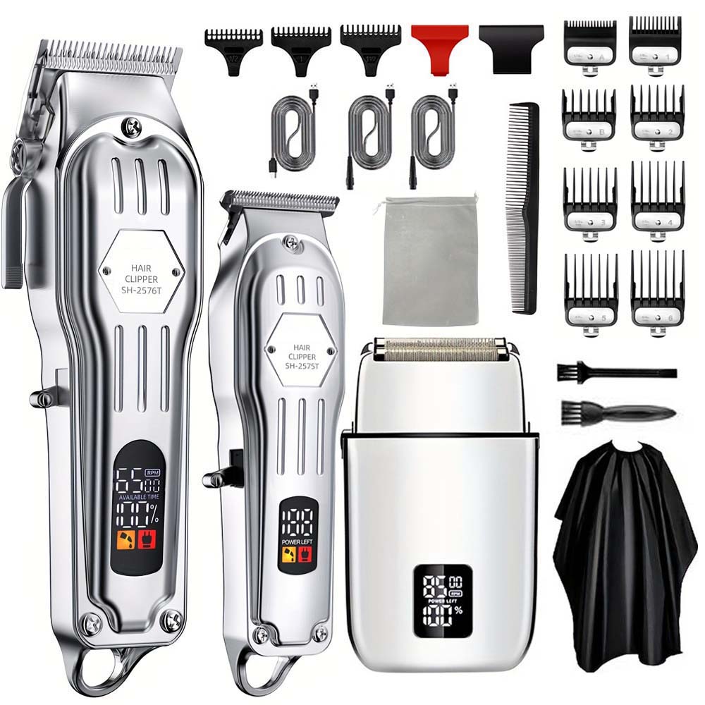Home Barber - Professionelles Haarschneide- und Trimmer-Set für Männer