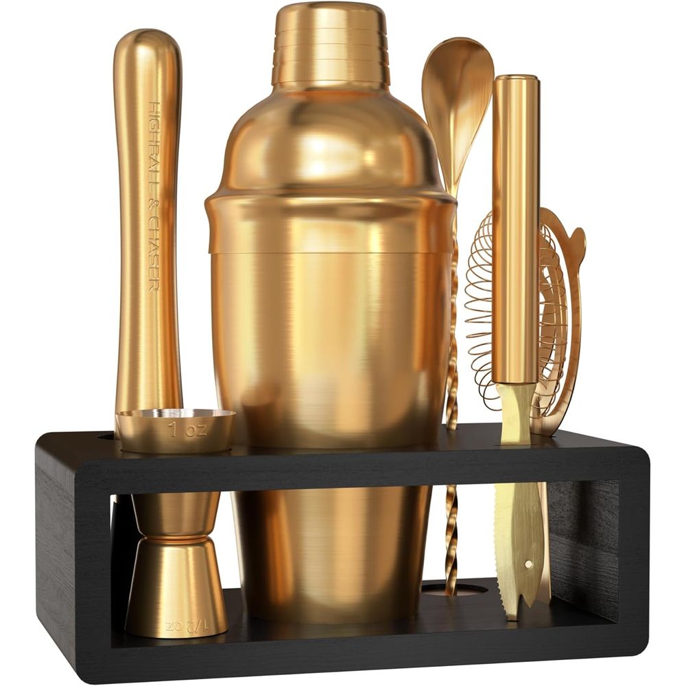 Cocktail Recipe Book - Cocktail-Shaker-Set: Barkeeper-Kit oder Mixologie-Set für die