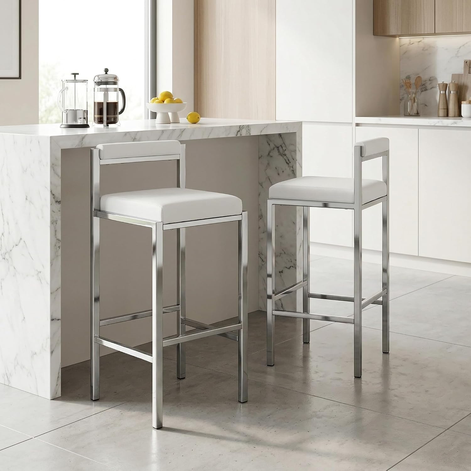 Home Bar Stools - Barhocker-Set mit 2 Stühlen, 30 Zoll,