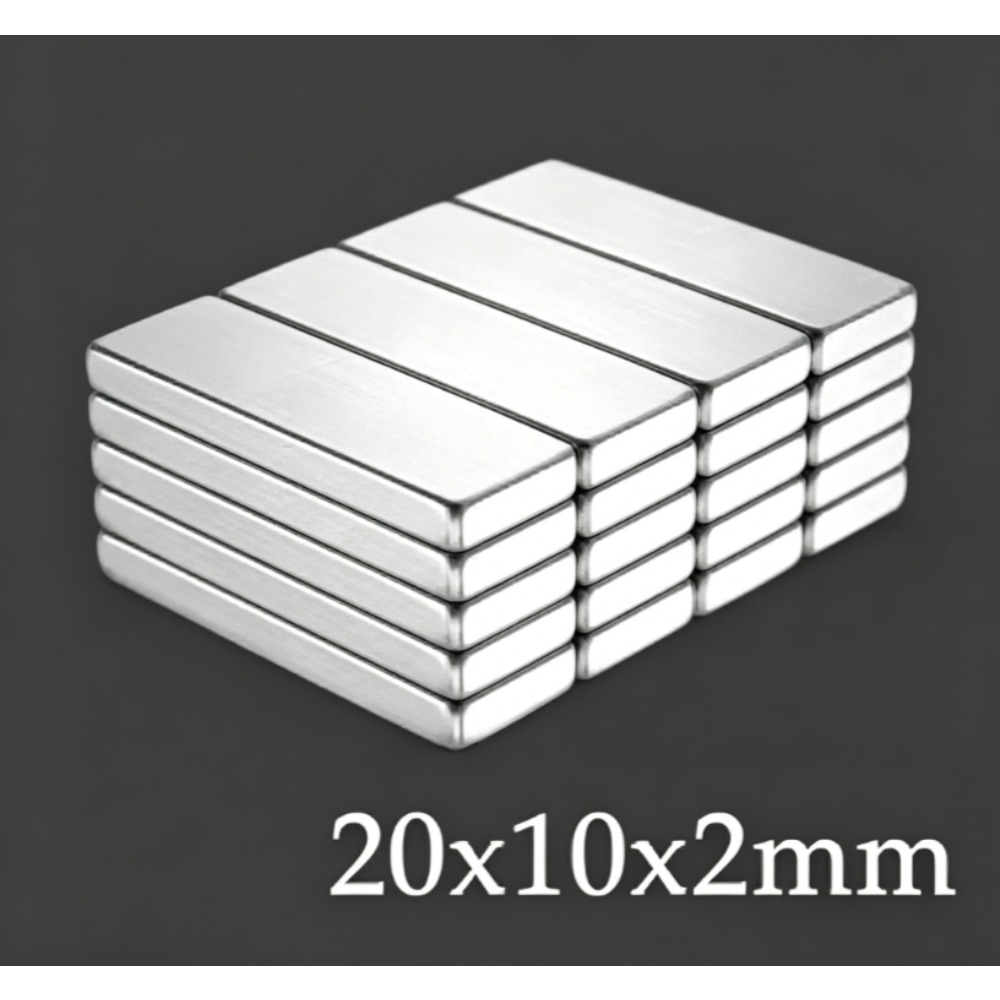 Home Bar And Fridge - 10x10x2/20x10x2mm Stabmagnete - Rechteckige Magnete für