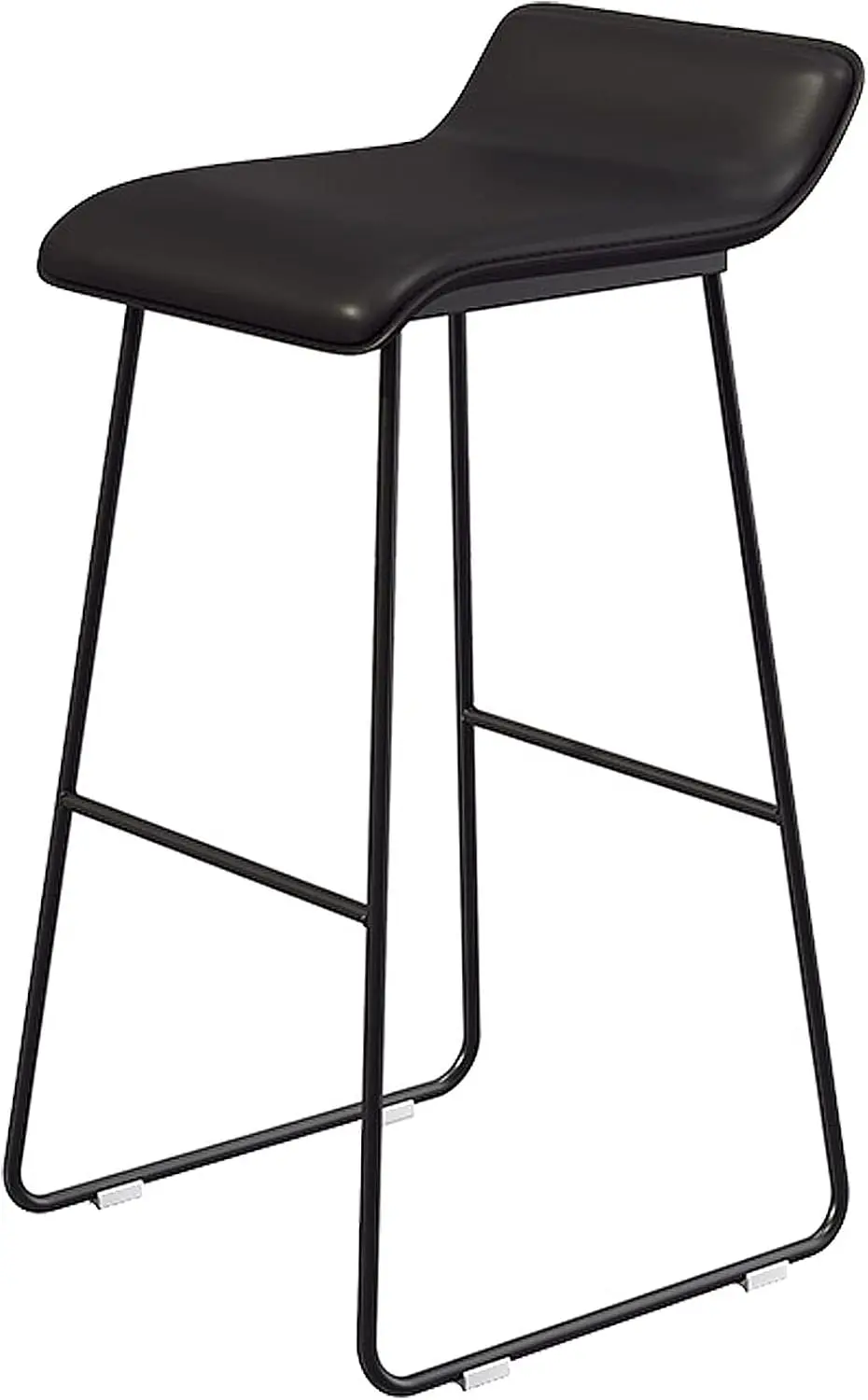 Home Bar Stools - Barhocker aus Industriellem PU-Leder, Barhocker mit