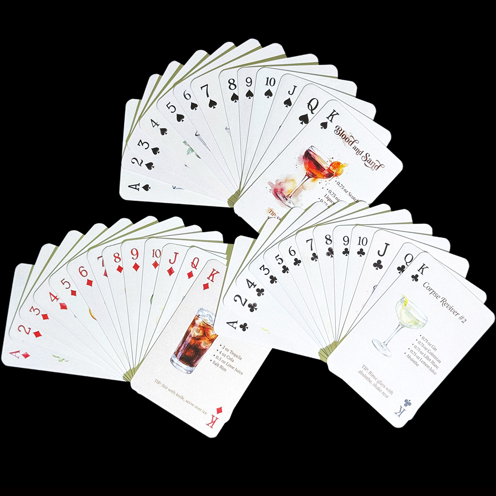 54-Karten-Deck mit Original-Co – Cocktail Recipe Book Bewertung und Preis