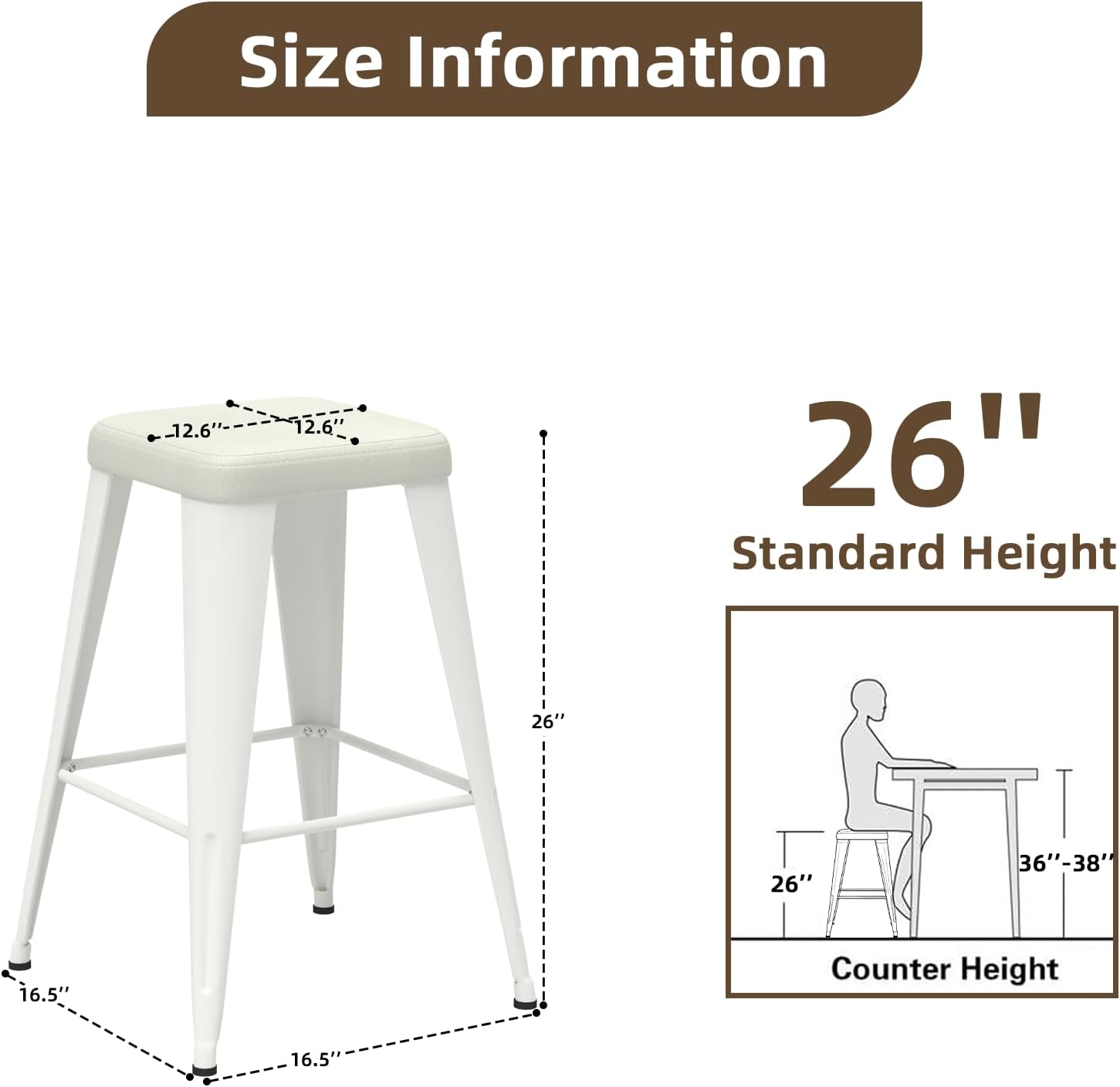 Barhocker-Set mit 4 Stühlen, 2 – Home Bar Stools Bewertung und Preis