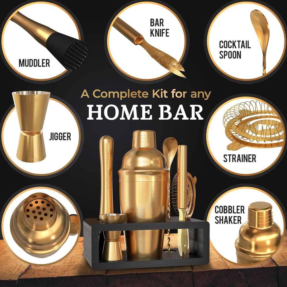 Cocktail-Shaker-Set: Barkeeper – Cocktail Recipe Book Bewertung und Preis