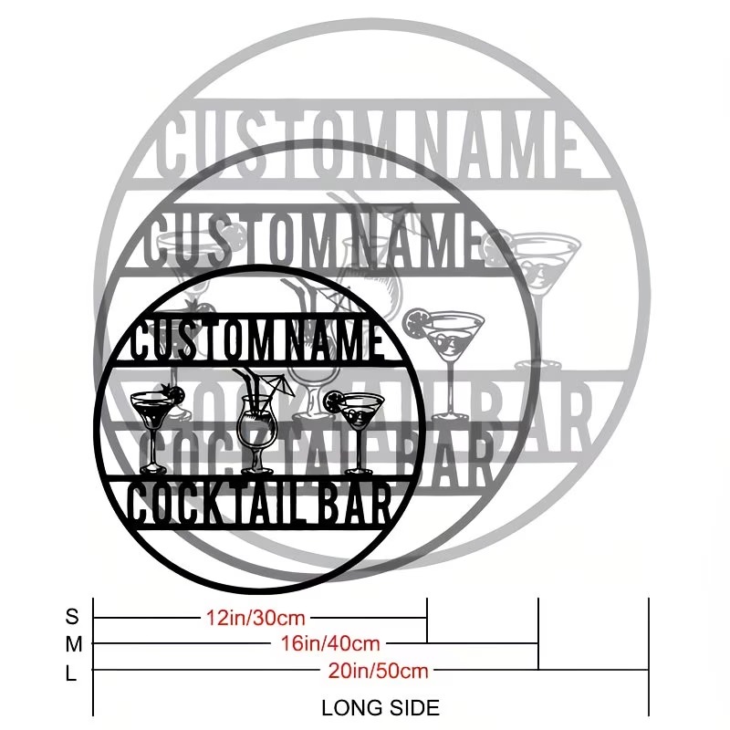Personalisiertes Cocktailbar-S – Home Bar Signs Bewertung und Preis