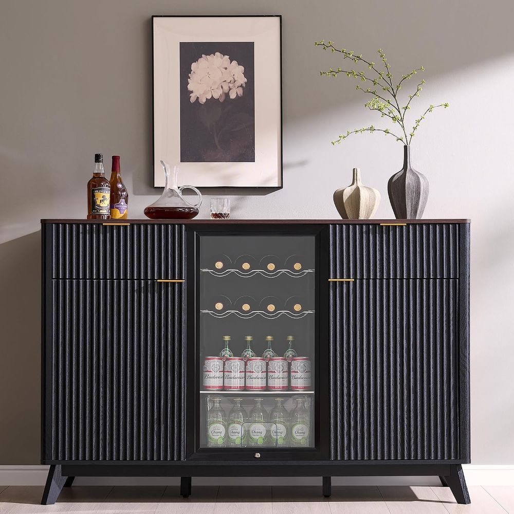 60-Zoll-Kaffeebar-Schrank mit  – Home Bar And Fridge Bewertung und Preis