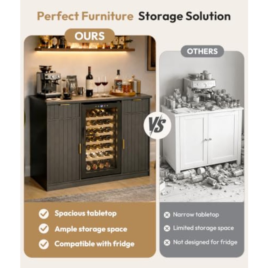 53 cm Kaffeebar-Schrank mit Pl – Home Bar And Fridge Bewertung und Preis