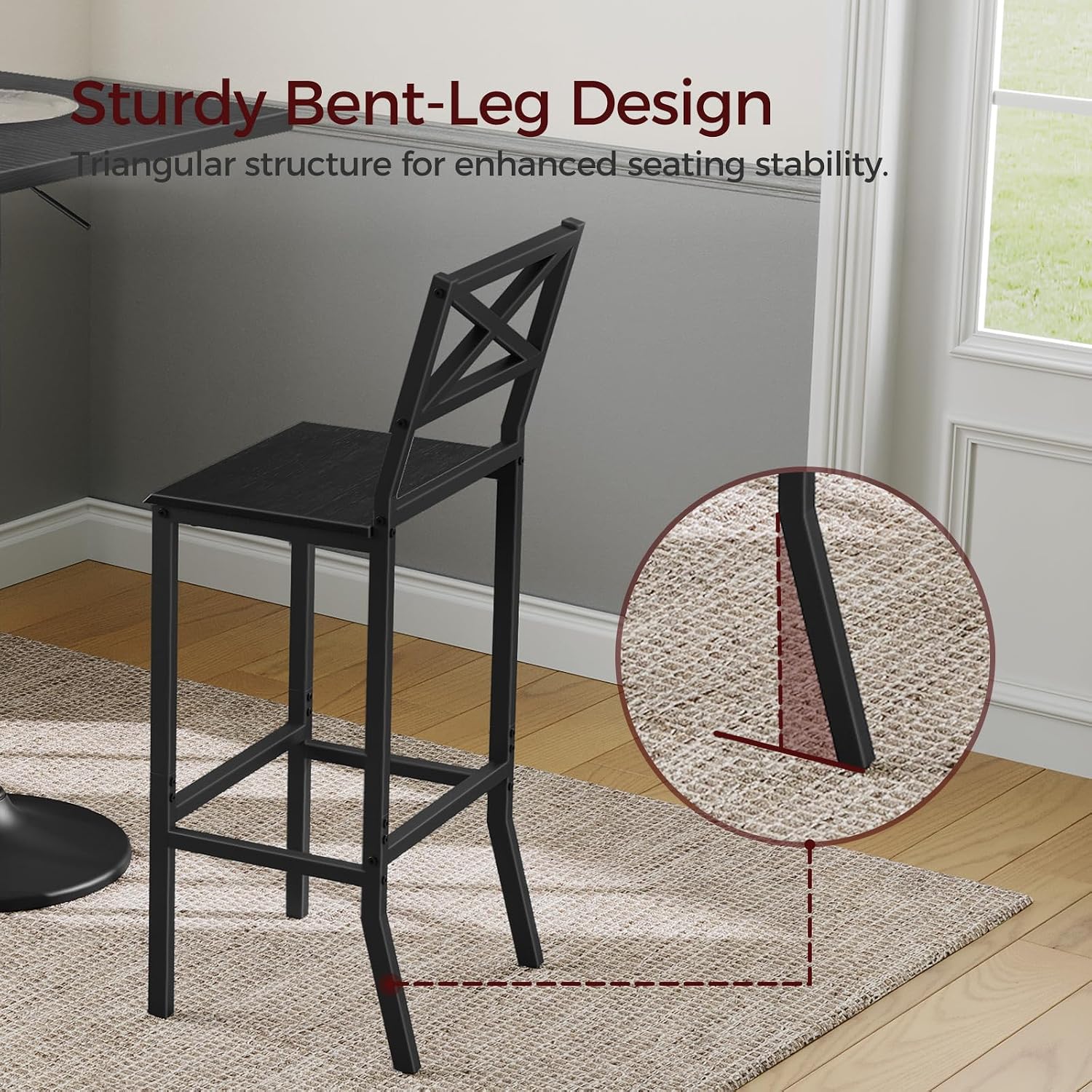 Barhocker, 2er-Set Barstühle m – Home Bar Stools Bewertung und Preis