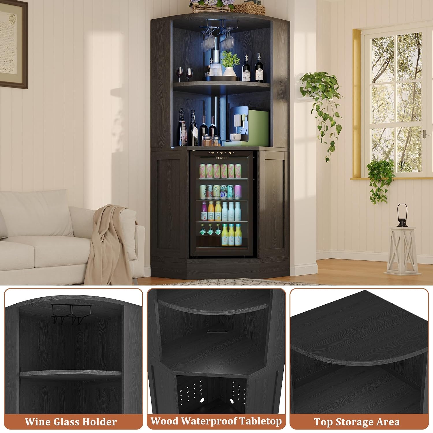 Eckbarschrank mit Kühlfach, Ka – Home Bar And Fridge Bewertung und Preis