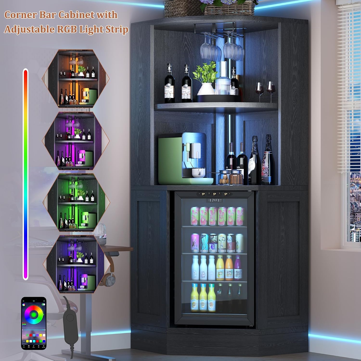 Eckbarschrank mit Kühlfach, Ka – Home Bar And Fridge Bewertung und Preis
