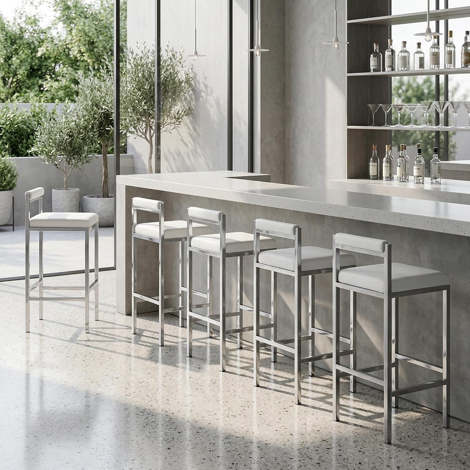 Barhocker-Set mit 2 Stühlen, 3 – Home Bar Stools Bewertung und Preis