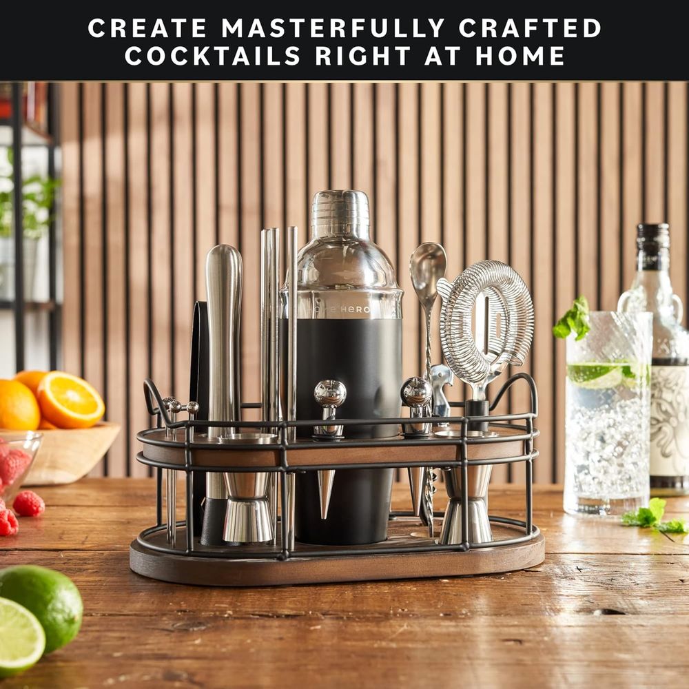 22-teiliges Cocktail-Shaker- u – Cocktail Recipe Book Bewertung und Preis