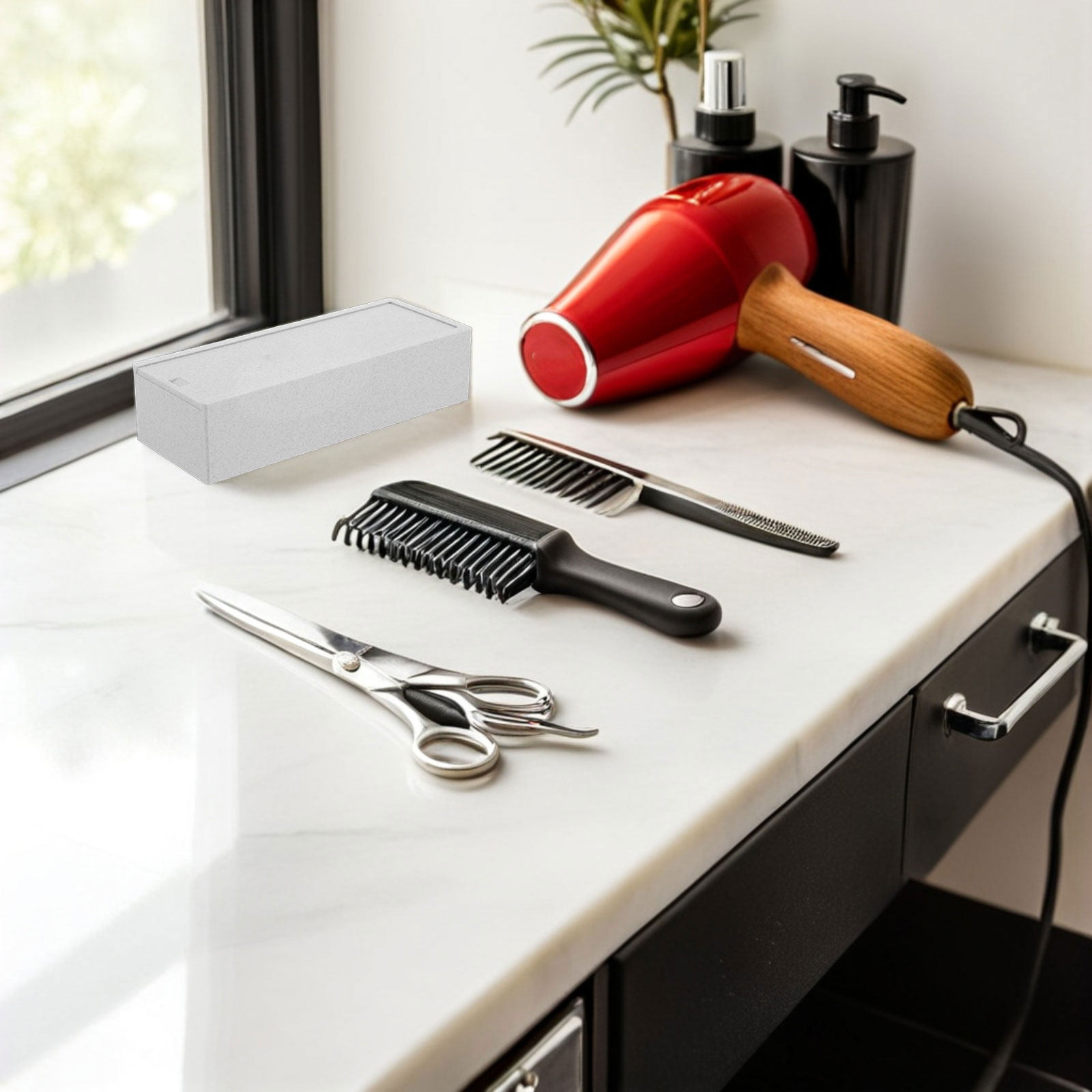 Weißer Doppelfach-Klingen-Aufb – Home Barber Bewertung und Preis