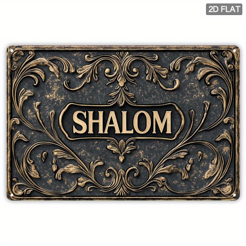CIFBUY Vintage Shalom Aluminiu – Home Bar Signs Bewertung und Preis