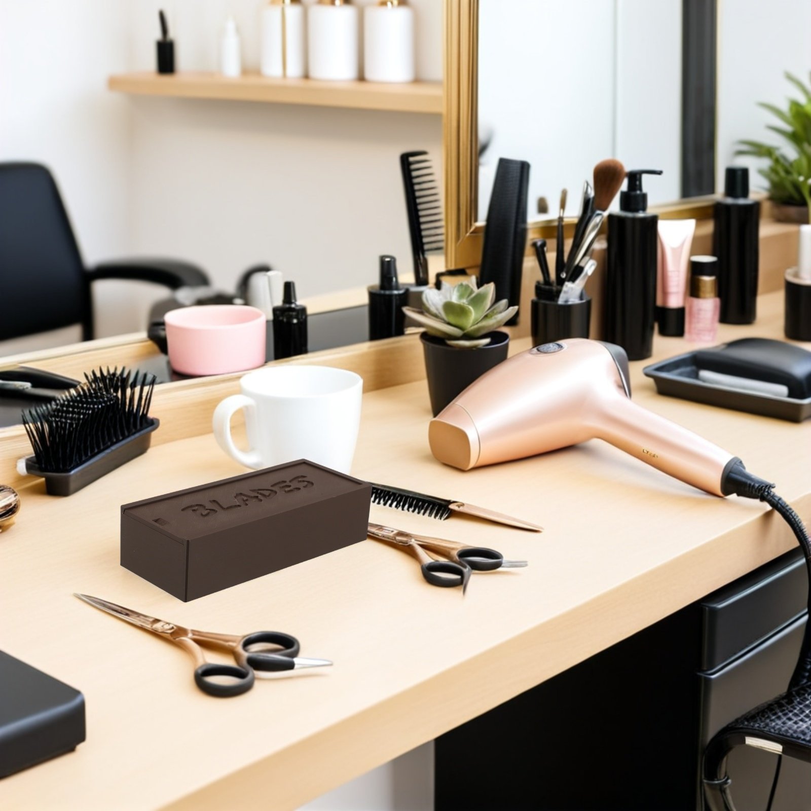 Doppelfach-Aufbewahrungsbox au – Home Barber Bewertung und Preis