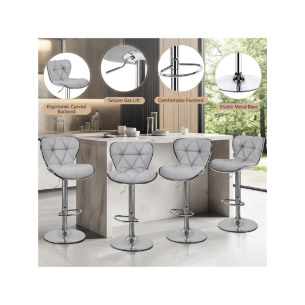 2er-Pack höhenverstellbare Bar – Home Bar Stools Bewertung und Preis